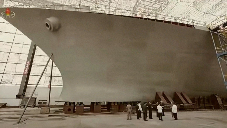 foto imagini din satelit arata ca noua clasa de nave de razboi nord coreene poate lansa zeci de rachete care sunt planurile phenianului 67f1305cd71cf