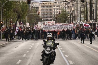 greva generala in grecia peste 15 000 de oameni au iesit in strada in atena si salonic 67f6614537adf