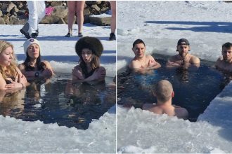 video baie la copca intr o tabara din maramures experienta traita de mai multi tineri in apa inghetata a lacului mogosa la 7 grade celsius 67ebc2624a2c4