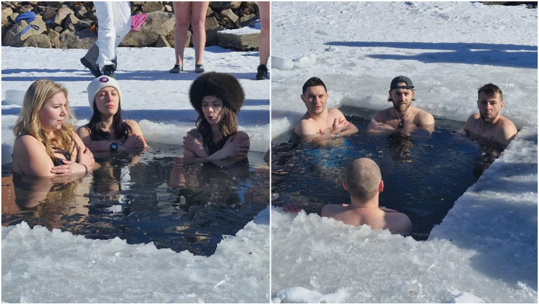 video baie la copca intr o tabara din maramures experienta traita de mai multi tineri in apa inghetata a lacului mogosa la 7 grade celsius 67ebc2624a2c4