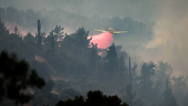 video incendii violente in regiunea ierusalimului benjamin netanyahu vrea sa ceara ajutorul greciei si altor tari 68094a48a0611
