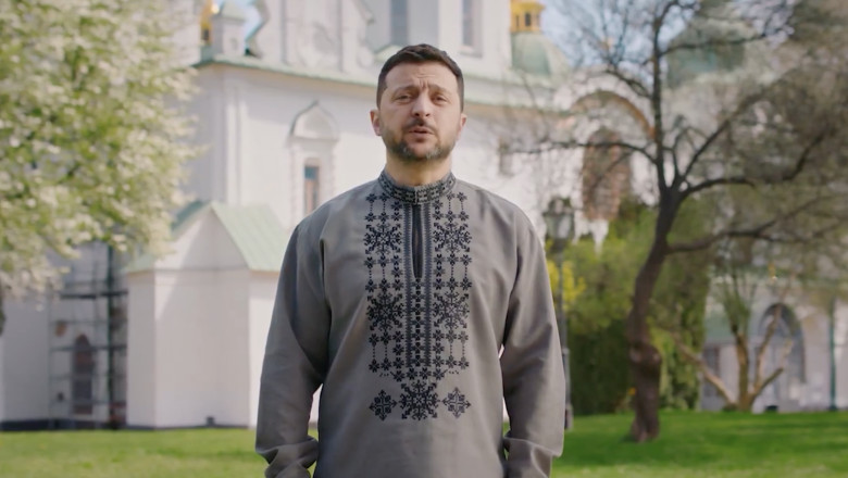 video mesajul de paste al lui volodimir zelenski care este evreu pentru ucrainenii crestini va veni ziua vietii ziua pacii ziua ucrainei 6804c6d09f983