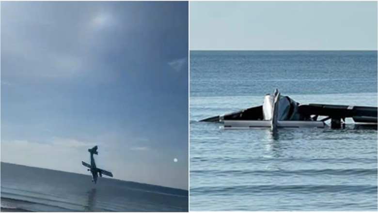 video momentul in care un avion al politiei thailandeze se prabuseste in mare sase persoane au murit 680beaf235e79