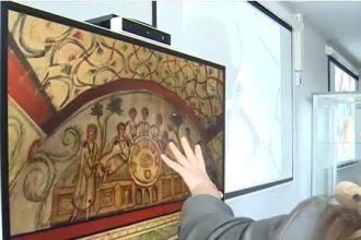 video monument unic descoperit in constanta inclus dupa 37 de ani in circuitul turistic cum arata mormantul pictat hypogeu 67ebc24bceac0