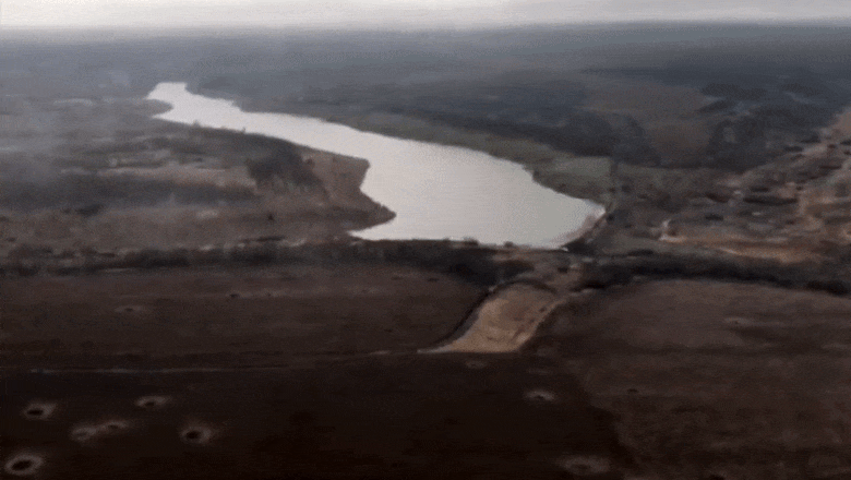 video soldatii lui putin si au bombardat singuri un baraj pentru a opri avansul trupelor ucrainene in regiunea rusa belgorod au ratat tinta 67ed5dd7b8590