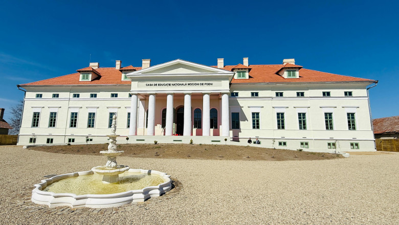 video una dintre cele mai vechi cladiri din vestul tarii a fost restaurata imagini din conacul familiei mocioni construit acum 275 de ani 67ebc25348ab3