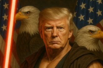 casa alba a publicat o imagine generata de inteligenta artificiala a lui trump ca jedi greseala de neiertat pentru fanii star wars 6818563c83c5f