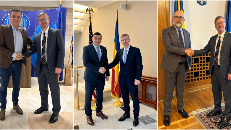 foto insarcinatul cu afaceri al sua intalniri cu liderii partidelor parlamentare mesajul transmis de george simion 6837204b01954