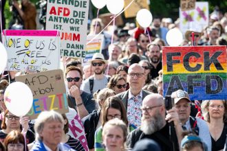 mii de persoane au demonstrat in germania pentru a cere interzicerea afd 682102f5273d8