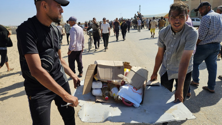 oficial onu aproape 40 de palestinieni au fost raniti de focuri de arma trase de israelieni in timpul distribuirii ajutoarelor in gaza 68373b3e669ac