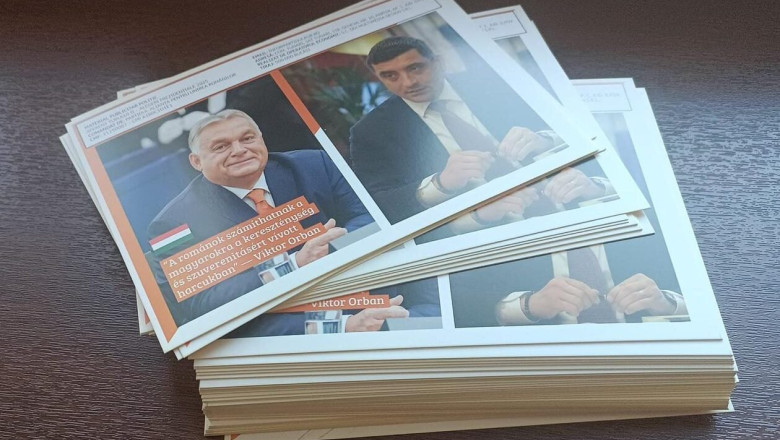 pliante cu george simion si viktor orban distribuite in ardeal mesajul udmr incearca sa ne insele pe noi maghiarii din transilvania 6824437356b6b
