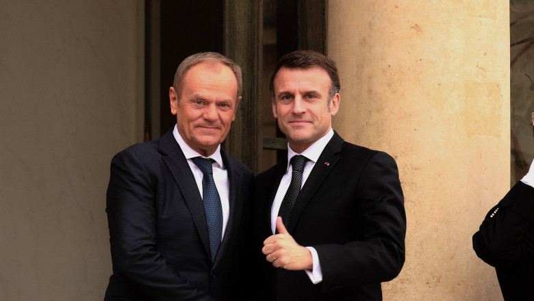 polonia deschide calea pentru alaturarea la scutul nuclear francez cu un tratat semnat de donald tusk si emmanuel macron 681dc4168e079