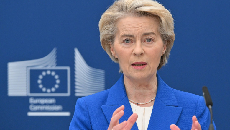 ue pregatita pentru discutii comerciale rapide cu sua ursula von der leyen anunta ca a discutat cu donald trump 6833ed2983151