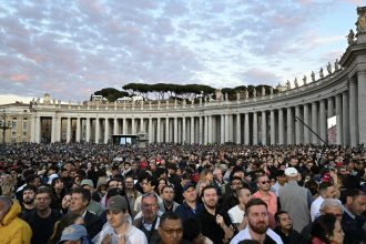 vaticanul a distribuit fotografia oficiala a papei leon al xiv lea oficiali din romania la inaugurarea pontificatului sau 6828e7440c1d4