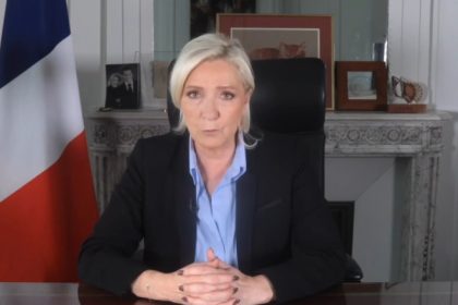 video marine le pen lidera de extrema dreapta din franta il sustine pe george simion in turul doi al prezidentialelor 6824dc80cf6e1