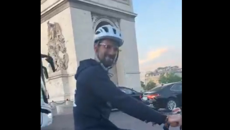 video novak djokovici plimbare cu bicicleta prin paris in plin turneu te iubesc si eu te iubesc 683ae4482df36