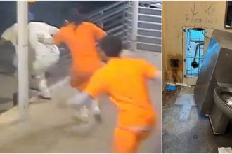 videofoto alerta in sua 10 detinuti au evadat din inchisoare prin spatele unei toalete momentul a fost filmat de camerele de supraveghere 6828b73a73c0d