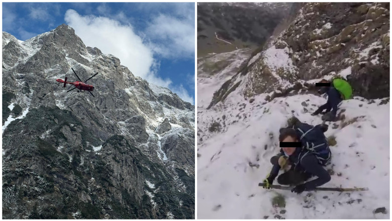 videofoto traseele montane periculoase inca avertismentul salvamontistilor dupa ce patru turisti din belgia au ramas blocati in bucegi 6830827994a94