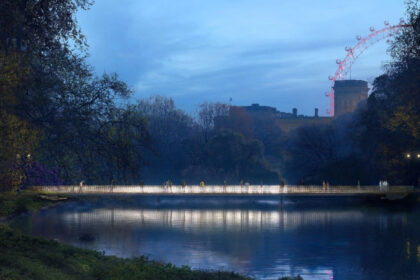 a fost dezvaluit designul pentru monumentul oficial al reginei elisabeta a ii a un pod translucid va evoca tiara purtata la nunta 685fc8358c9cb