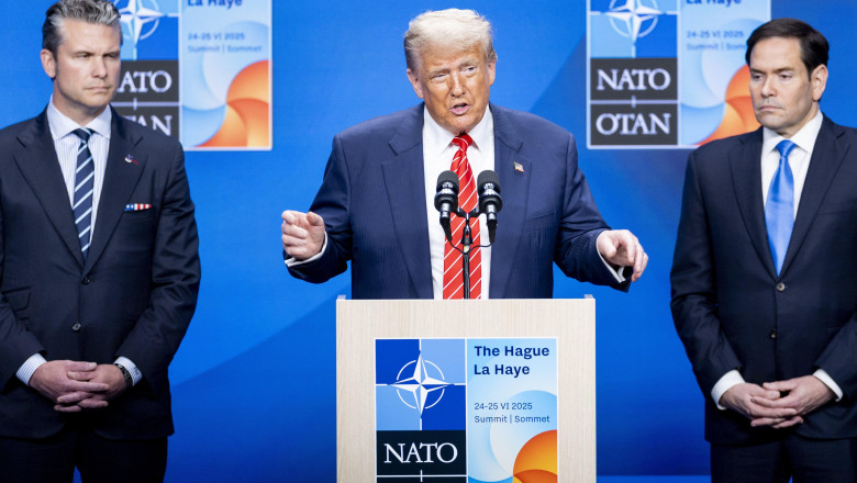 donald trump discurs dupa summitul nato de la haga ce a spus presedintele sua despre apararea europei vladimir putin si iran 685c1684f0c68