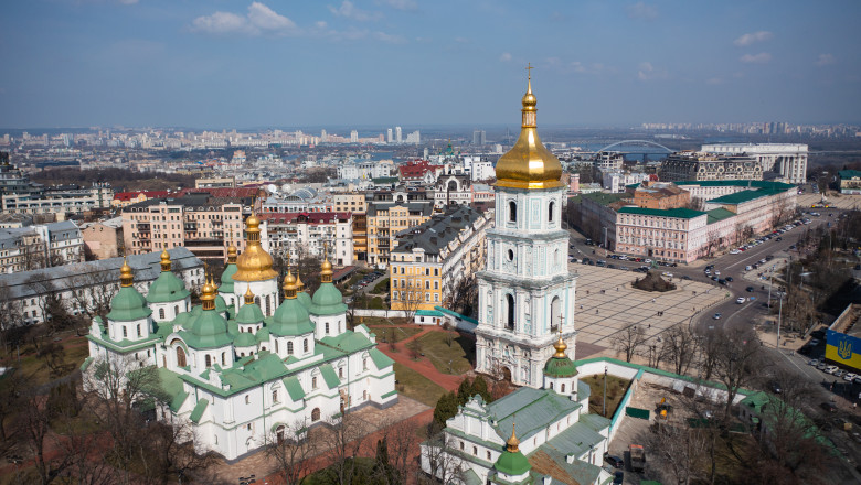 foto catedrala sfanta sofia din centrul kievului sufletul intregii ucraine a fost avariata in atacul rusilor de noaptea trecuta 6848624e93b3f