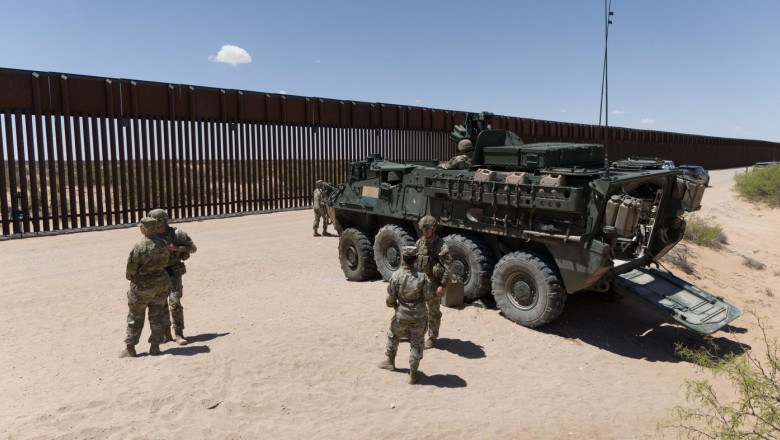 trump trimite noi trupe la granita cu mexicul pentagonul infiinteaza inca doua zone militare pentru controlul imigratiei 685d0ff5e6122