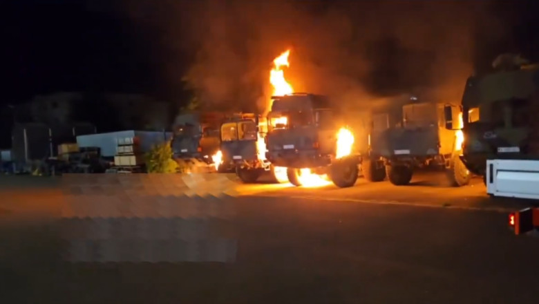 video ancheta privind un posibil sabotaj al rusiei in germania dupa ce mai multe camioane ale armatei au fost incendiate 68600e88959d8