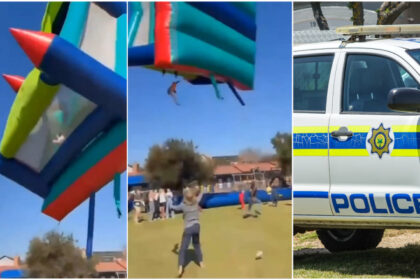 video castel gonflabil luat de vant in africa de sud doi copii grav raniti dupa ce au cazut de la inaltime momentul a fost filmat 68447bd9e888d