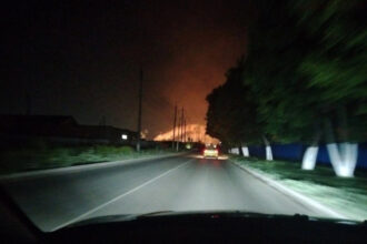 video o fabrica de azot aflata la 200 de kilometri sud de moscova in flacari dupa un atac cu drona al ucrainei 68456183b6207