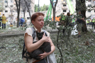 video pur si simplu terorism atacul masiv cu rachete si drone care a lovit kievul a lasat in urma 23 de morti si cel putin 134 de raniti 685392dc69a5a