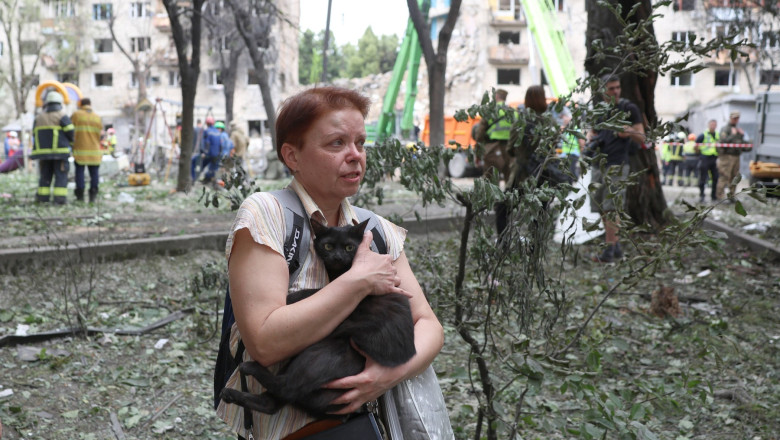 video pur si simplu terorism atacul masiv cu rachete si drone care a lovit kievul a lasat in urma 23 de morti si cel putin 134 de raniti 685392dc69a5a