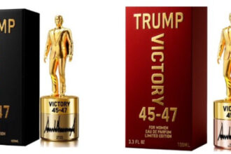 acum poti mirosi ca trump presedintele sua foloseste pupitrul prezidential pentru a lansa un parfum cu cat se vinde victory 45 47 686396e6d0380