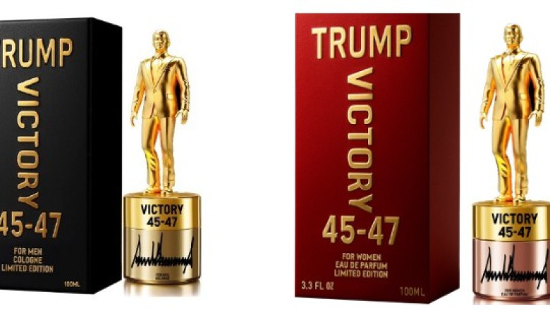 acum poti mirosi ca trump presedintele sua foloseste pupitrul prezidential pentru a lansa un parfum cu cat se vinde victory 45 47 686396e6d0380