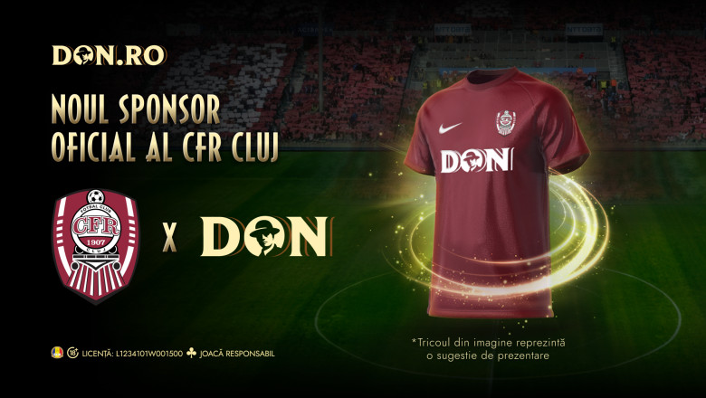 p don ro este noul sponsor oficial al cfr cluj unul dintre cele mai mari cluburi de fotbal din romania 68678d29b7d7a