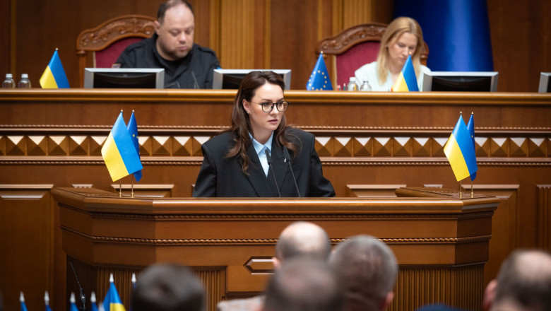 parlamentul ucrainean a votat pentru investirea noului premier prima masura radicala anuntata de catre iulia sviridenko 6878f0e1d1693