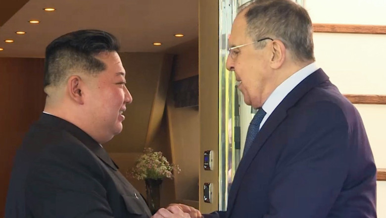 serghei lavrov s a intalnit cu kim jong un la phenian a laudat coreea de nord pentru sprijinul oferit rusiei in razboiul din ucraina 6872629669ed3