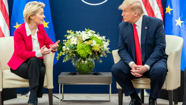 ursula von der leyen a anuntat ca se va intalni cu donald trump duminica in scotia 6883c0ea3758c