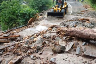 video blocaj pe transfagarasan in urma unei viituri soseaua s a umplut cu bucati de copaci si pietre 6876791998f72