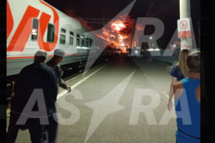 video pentru a patra oara in aceasta luna dronele ucrainene dau peste cap traficul feroviar in sudul rusiei gara din zona rostov bombardata 68889c8fd94ad