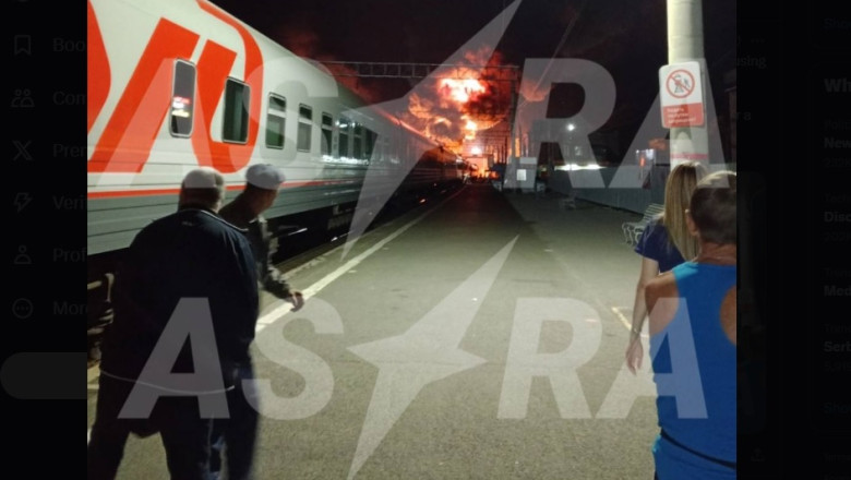 video pentru a patra oara in aceasta luna dronele ucrainene dau peste cap traficul feroviar in sudul rusiei gara din zona rostov bombardata 68889c8fd94ad