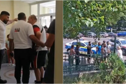 video scandal la spitalul marie curie din capitala agent de paza acuzat ca a lovit un barbat si a folosit spray lacrimogen 686aa612614d3
