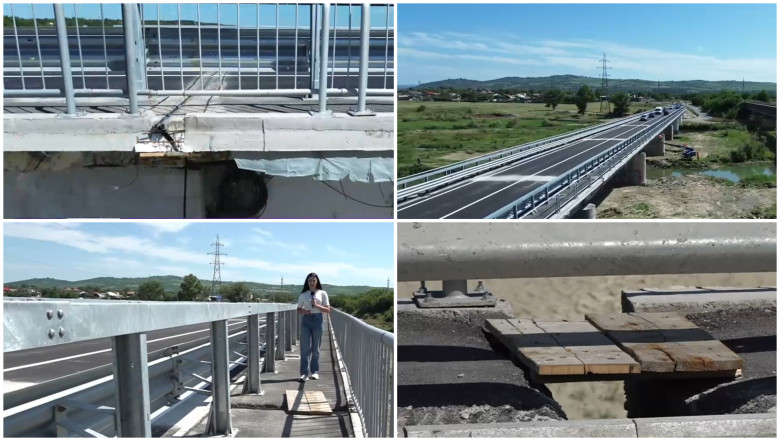 video un pod din prahova intrat in reparatii a fost redeschis circulatiei inainte sa fie gata prefect ma surprinde ca nu lucreaza nimeni 68660faad8338