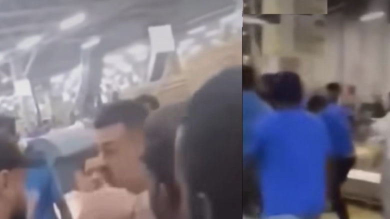 bataie cu pumni si bate intre angajatii romani si nepalezi ai unei mari fabrici de mobila din baia mare imagini socante politistii au deschis un dosar video 68a99f9e3f948