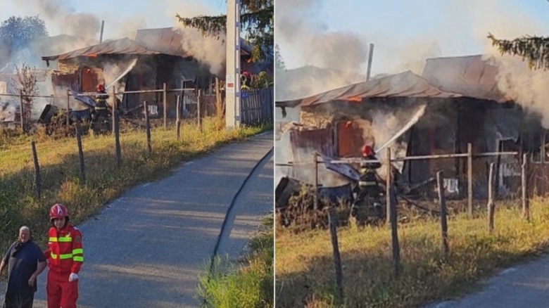 incendiu de proportii in vrancea o femeie de 88 de ani a ajuns la spital cu arsuri dupa ce casa i a fost mistuita de flacari 68aea8950329a