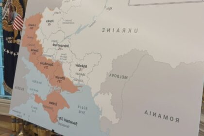 pamant pentru pace simbolistica din spatele plasarii hartii ucrainei la discutiile din biroul oval mesajul voalat transmis lui zelenski de trump 68a420e894121