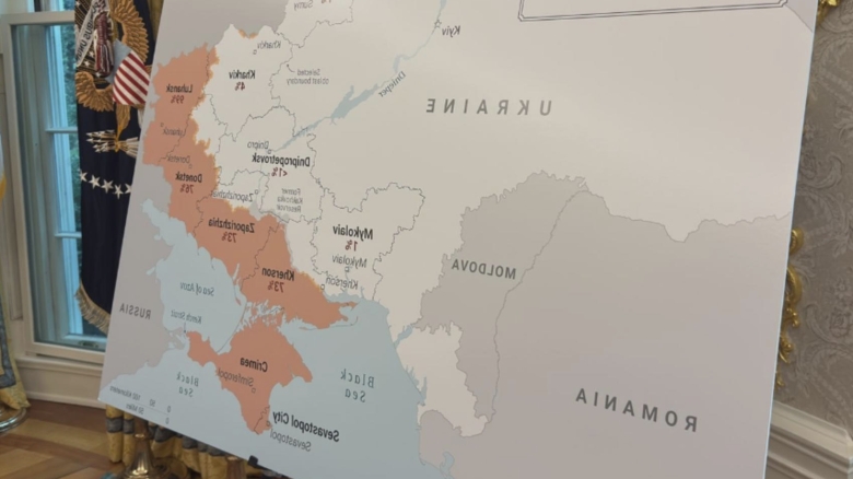 pamant pentru pace simbolistica din spatele plasarii hartii ucrainei la discutiile din biroul oval mesajul voalat transmis lui zelenski de trump 68a420e894121