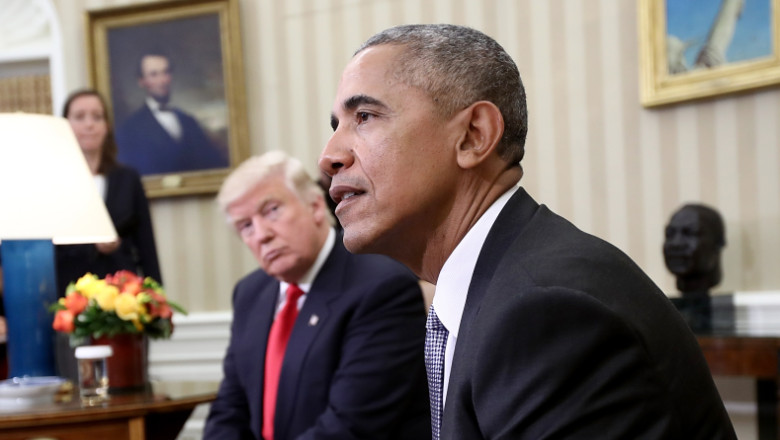 video donald trump a ascuns portretele lui barack obama si george bush din casa alba unde au fost mutate tablourile 6899d7cc2590e