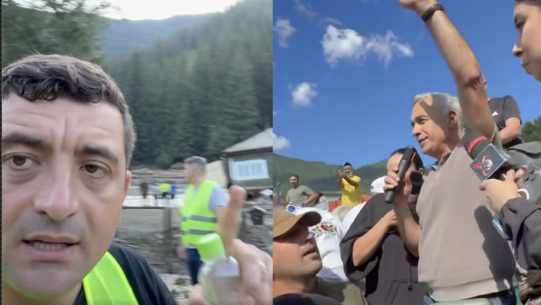 videofoto cursa simion georgescu prin zonele inundate fanfara militara si mers la biserica cei doi au venit separat nu s au intalnit 688cc4bdcb452