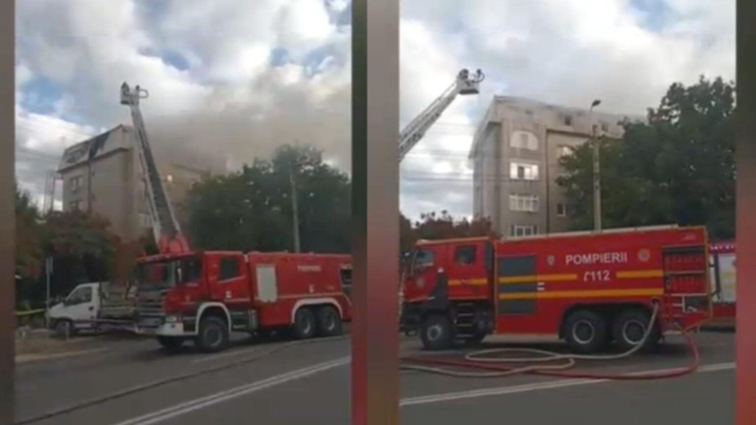 mansarda unui bloc din constanta a fost cuprinsa de flacari mobilizare impresionanta de forte la fata locului 68c6df194b2b6