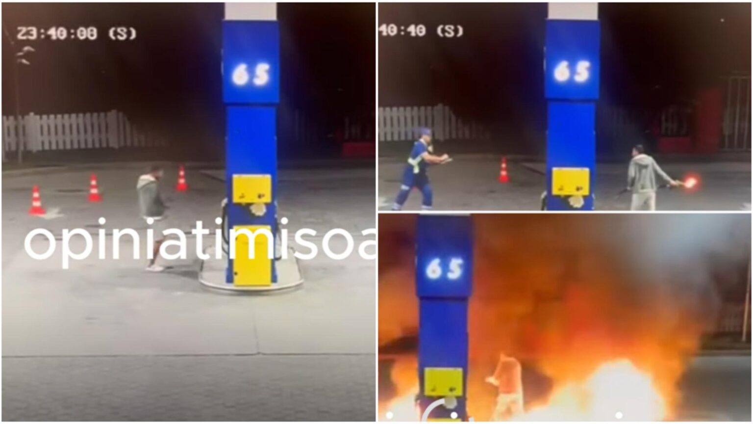 panica in judetul timis un individ beat a dat foc pompei de benzina si ameninta ca se sinucide 68bbf247c7b7b